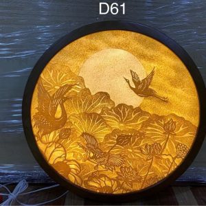 Tranh Trúc Chỉ Thủ Công Tròn – TP 88