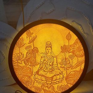 Tranh Trúc Chỉ Thủ Công Tròn – TP 59