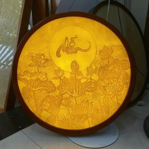 Tranh Trúc Chỉ Thủ Công Tròn - TP 79