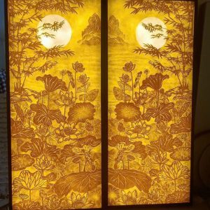 Tranh Trúc Chỉ Thủ Công - TP113