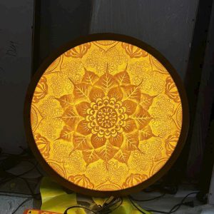 Tranh Trúc Chỉ Thủ Công Tròn – TP 63