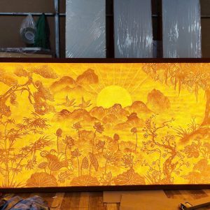 Tranh Trúc Chỉ Thủ Công- TP 07