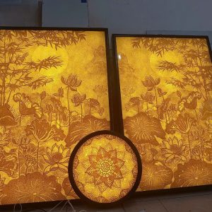 Tranh Trúc Chỉ Thủ Công - TP024